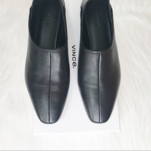 VINCE Branine Ballet Loafer Flats in Black - Picture 7 of 9